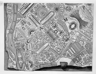 Carte du Campus Martius